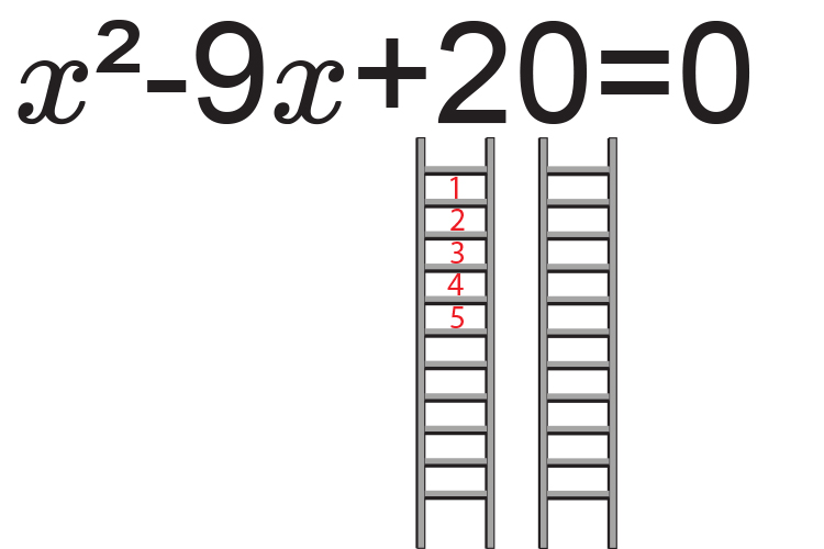 Fill in the first ladder for 20